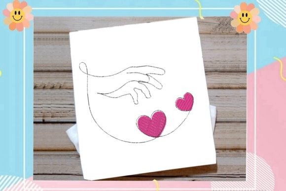 Beautiful Heart Design 11: A Thoughtful Stitch Test