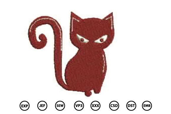 Halloween Cat: A Spooky-Charm Embroidery Design Review
