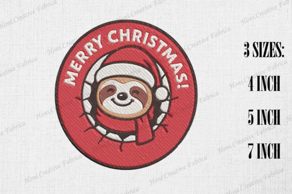 Merry Christmas Cute Sloth