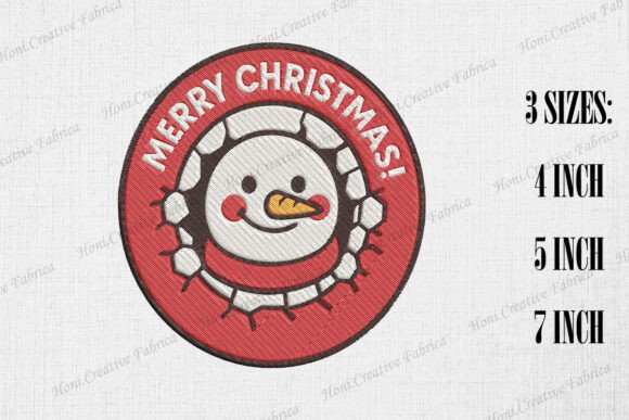 Merry Christmas Cute Snowman