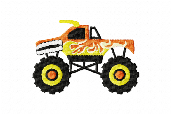 Monster Truck Embroidery Design Review