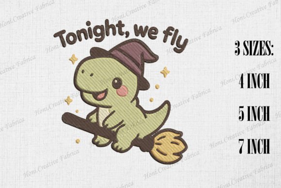 Tonight We Fly Cute T-rex