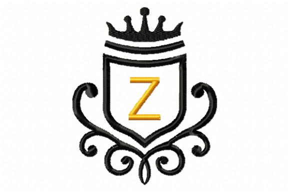 Vintage Royal Letter Z: Elegant Monogram Magic